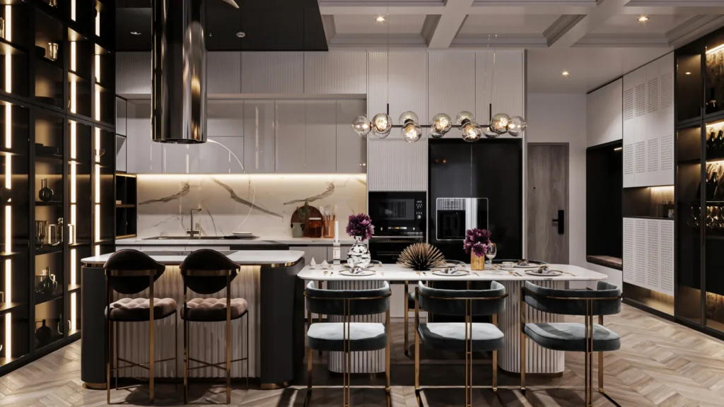 Parallel Kitchen Interior Design thanisandra